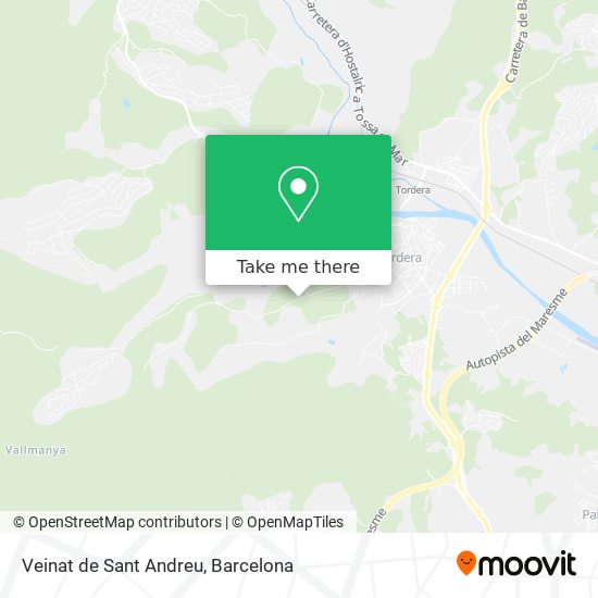 Veinat de Sant Andreu map