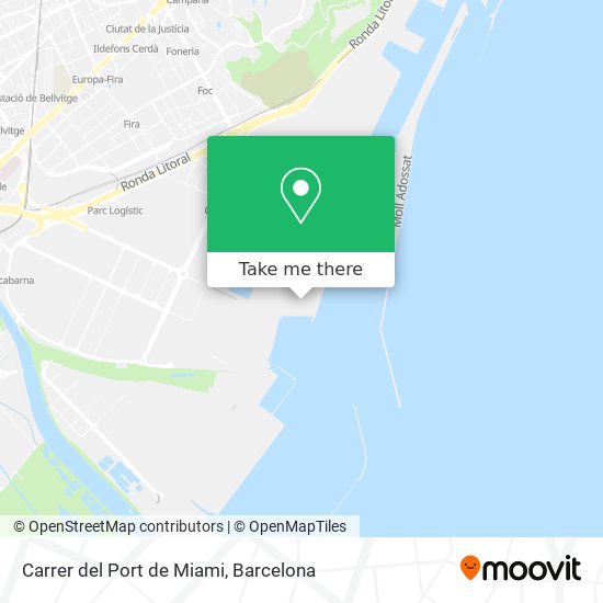 Carrer del Port de Miami map