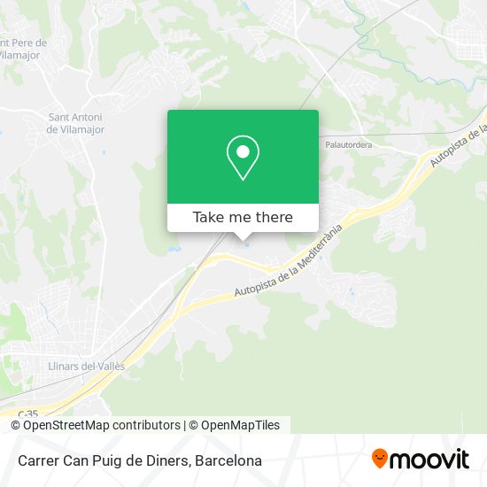 Carrer Can Puig de Diners map