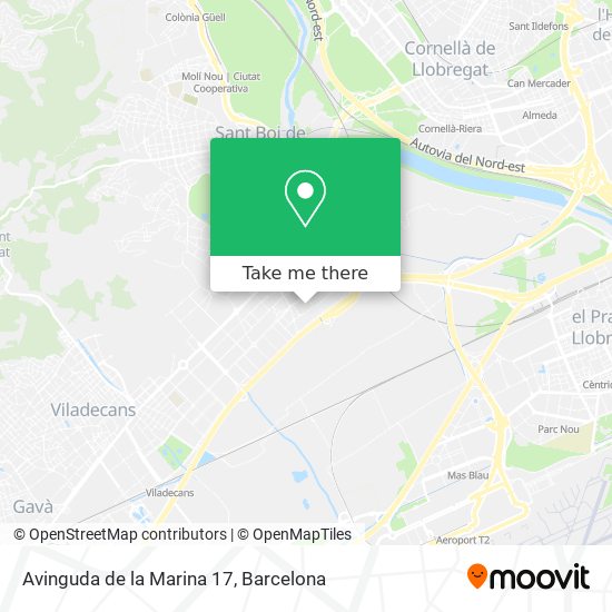 Avinguda de la Marina 17 map