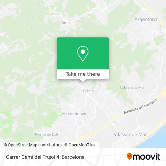 Carrer Camí del Trujol 4 map