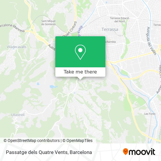 Passatge dels Quatre Vents map
