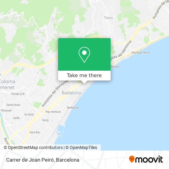 Carrer de Joan Peiró map
