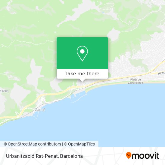 Urbanització Rat-Penat map