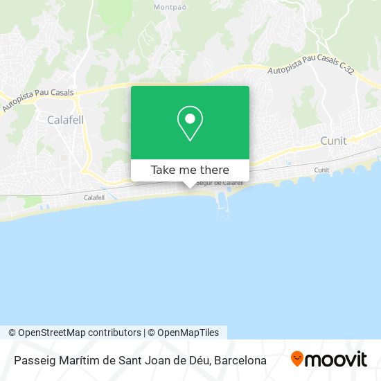 Passeig Marítim de Sant Joan de Déu map
