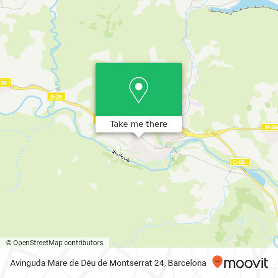 Avinguda Mare de Déu de Montserrat 24 map