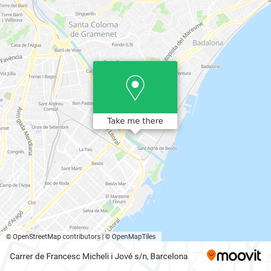 Carrer de Francesc Micheli i Jové s / n map