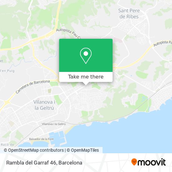 Rambla del Garraf 46 map