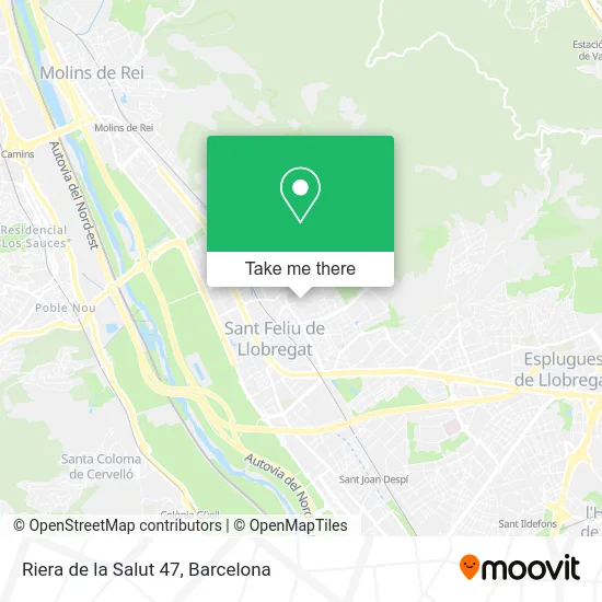 Riera de la Salut 47 map