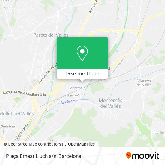 Plaça Ernest Lluch s/n map