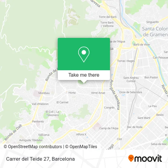 Carrer del Teide 27 map