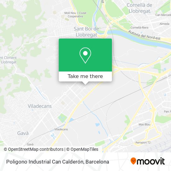 Poligono Industrial Can Calderón map