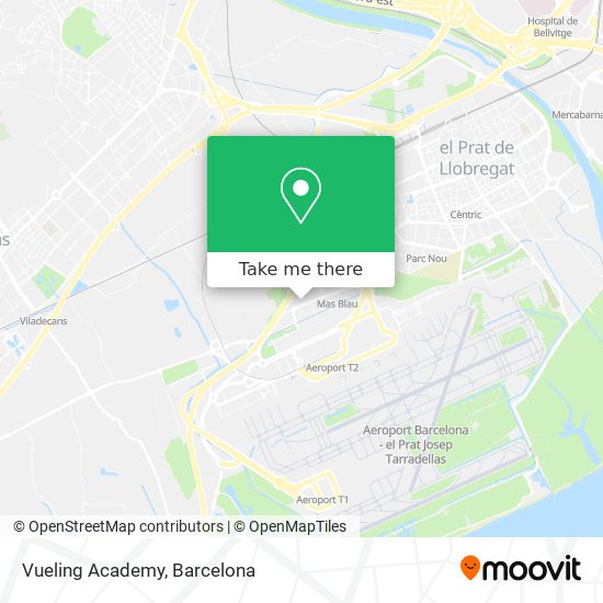 mapa Vueling Academy