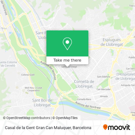 Casal de la Gent Gran Can Maluquer map