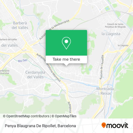 Penya Blaugrana De Ripollet map