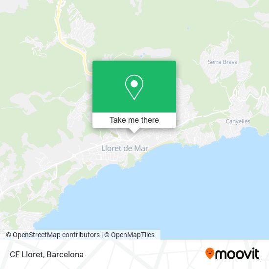 CF Lloret map