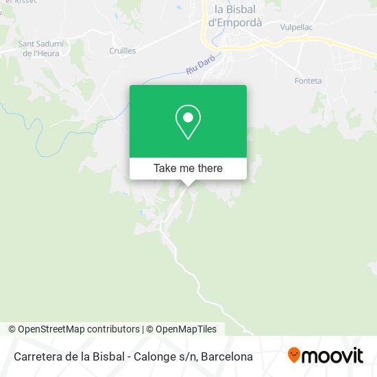 Carretera de la Bisbal - Calonge s / n map