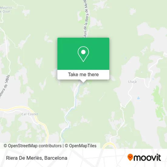 Riera De Merlès map