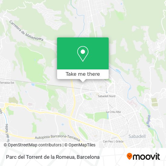 Parc del Torrent de la Romeua map
