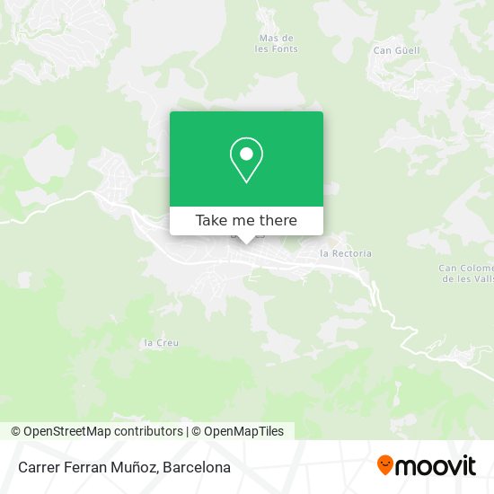 Carrer Ferran Muñoz map