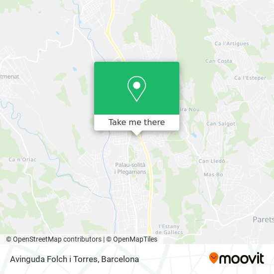 Avinguda Folch i Torres map