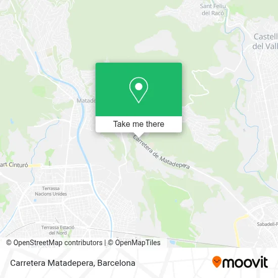 Carretera Matadepera map