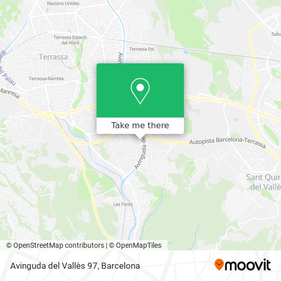 Avinguda del Vallès 97 map