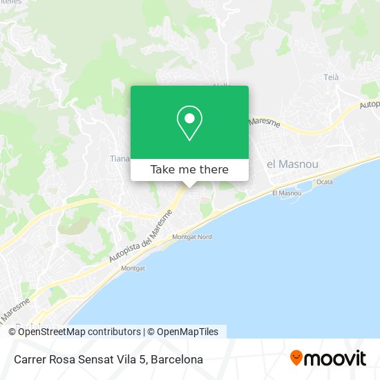 Carrer Rosa Sensat Vila 5 map