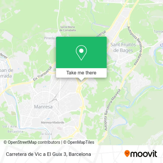 Carretera de Vic a El Guix 3 map