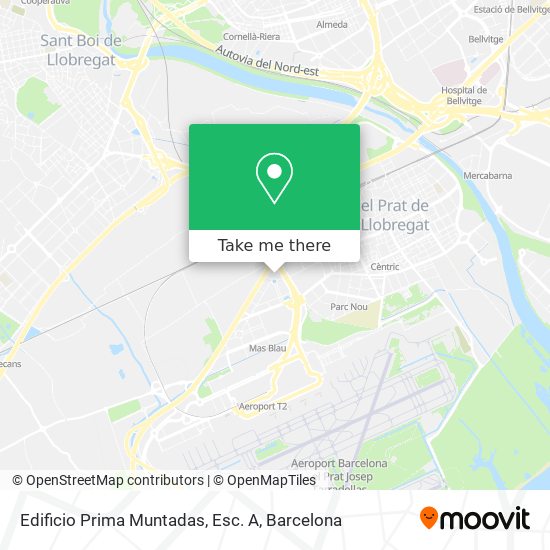 Edificio Prima Muntadas, Esc. A map