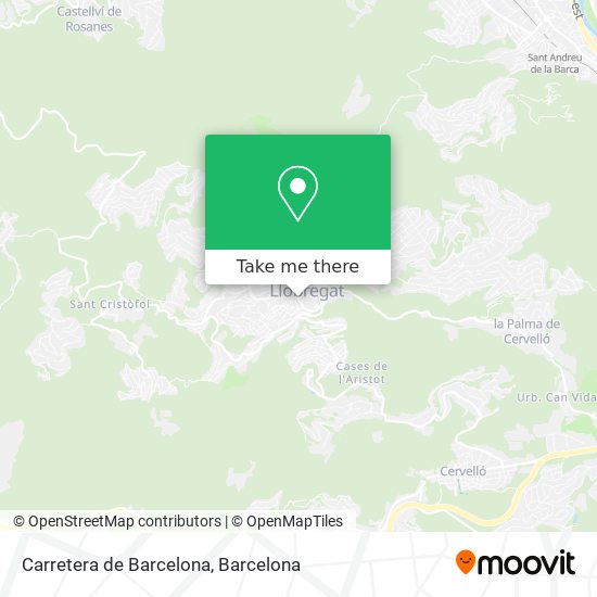 Carretera de Barcelona map