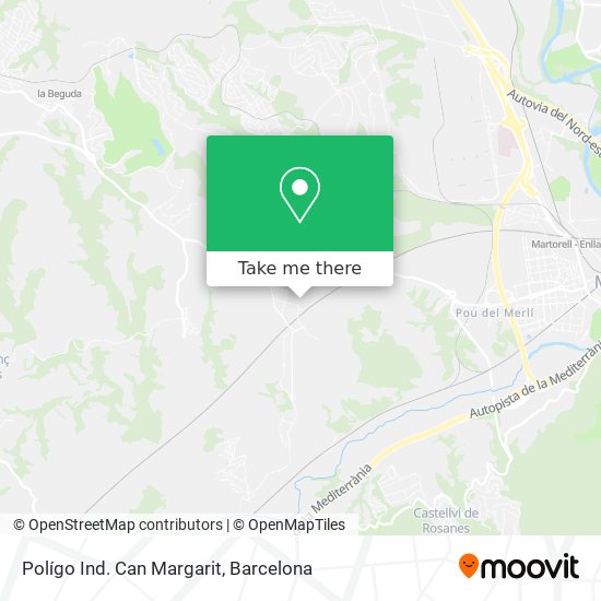 Polígo Ind. Can Margarit map