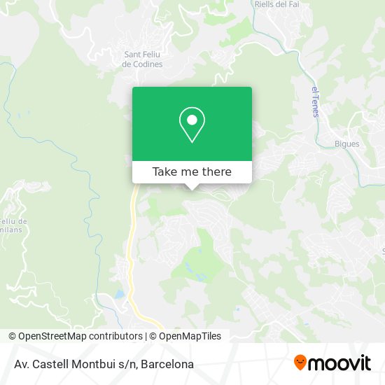 Av. Castell Montbui s/n map