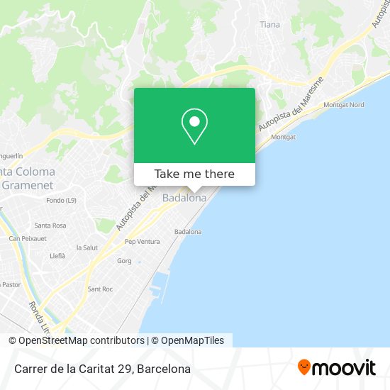 Carrer de la Caritat 29 map