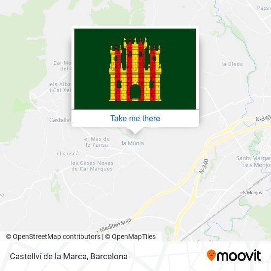 Castellví de la Marca map