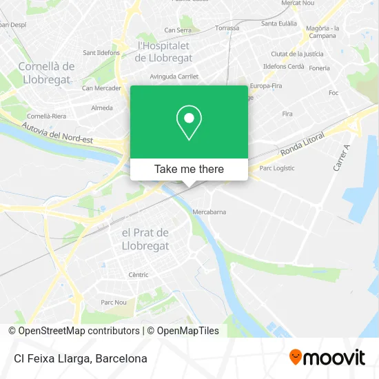 Cl Feixa Llarga map