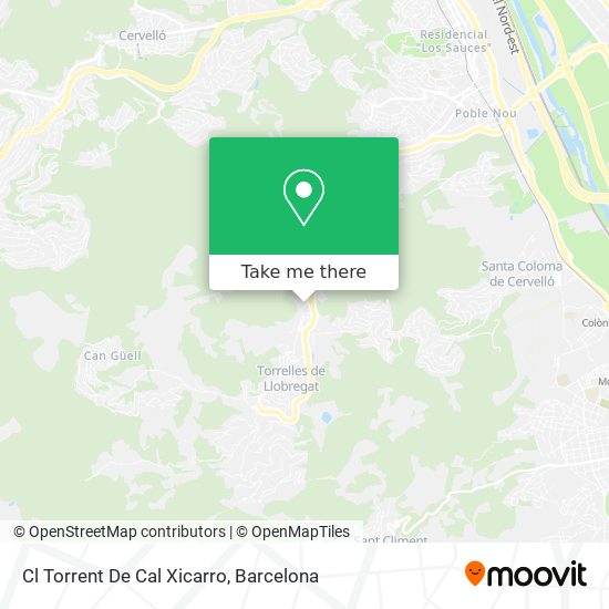 Cl Torrent De Cal Xicarro map