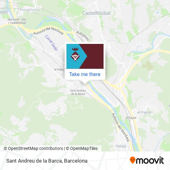 Sant Andreu de la Barca map
