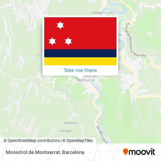 Monistrol de Montserrat map