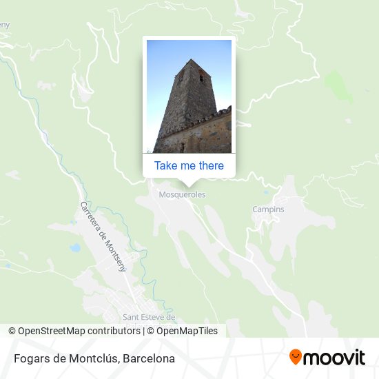 Fogars de Montclús map