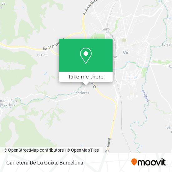 Carretera De La Guixa map