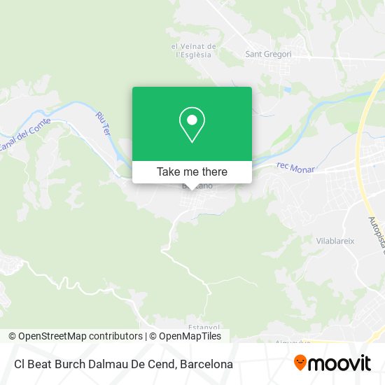 Cl Beat Burch Dalmau De Cend map