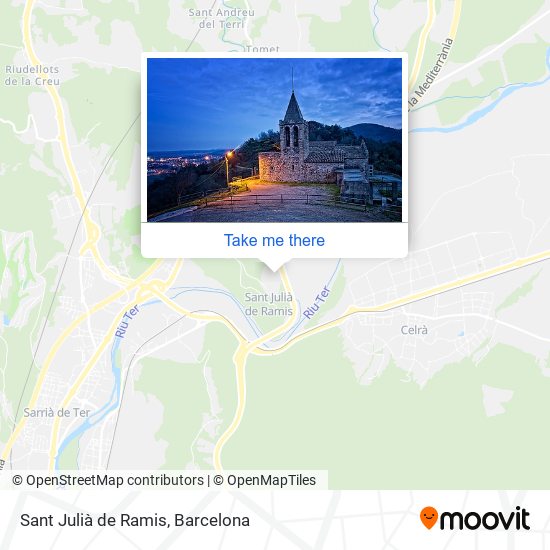 Sant Julià de Ramis map
