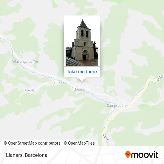 mapa Llanars