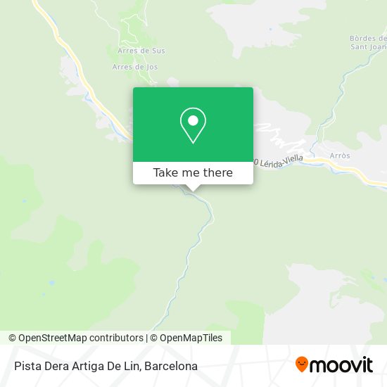 Pista Dera Artiga De Lin map