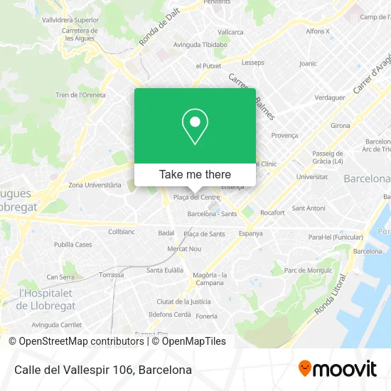 Calle del Vallespir 106 map
