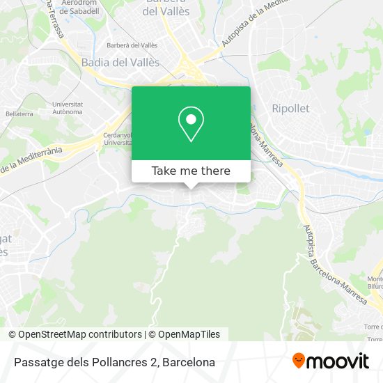 Passatge dels Pollancres 2 map