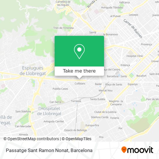 Passatge Sant Ramon Nonat map