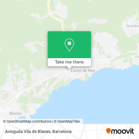 Avinguda Vila de Blanes map