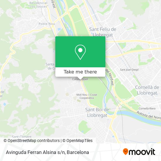 Avinguda Ferran Alsina s/n map